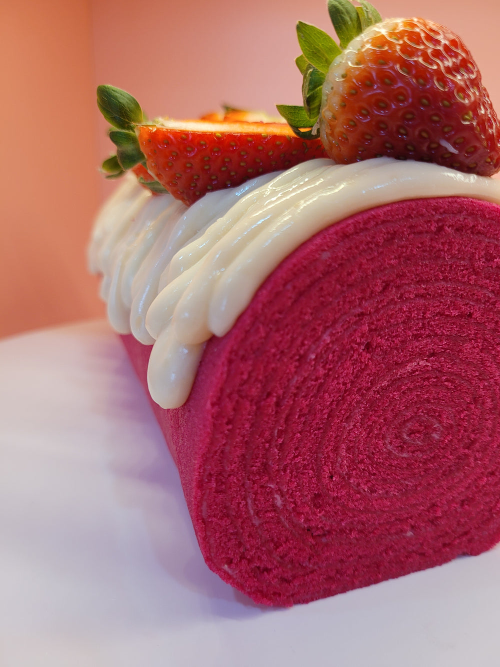 Red Velvet Roll Cake